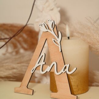 Drveno slovo sa imenom